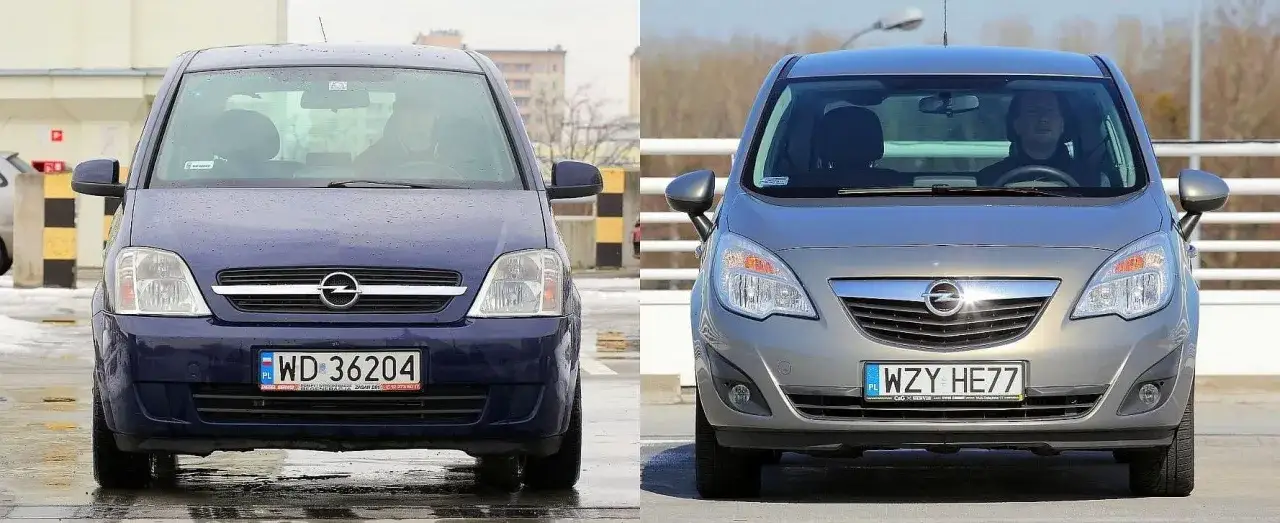 Opel Meriva A i B porównanie