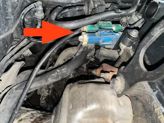 Ford Focus Mk1 czujnik temperatury silnika lokalizacja